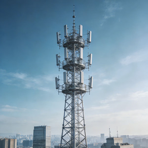 カスタム高さプレハブアングル鋼通信塔、農村および都市ネットワークカバレッジ用耐腐食仕様 - Product Image 6