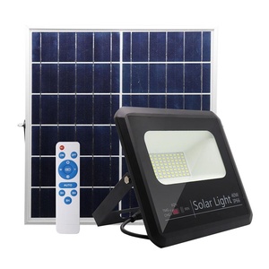 Proiettore solare 40W 6500K 3600lm, dimensioni 20,5x23x6 cm e 35x23,5x2 cm, include telecomando e cavo da 5m, ideale per l'illuminazione - Product Image 1