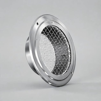 Grille d'aération ronde en acier inoxydable – Anti-rouille, anti-insectes, anti-oiseaux, anti-rongeurs – Pour installations extérieures