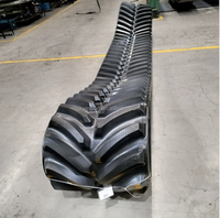 Agco Challenger Tractor Rail en caoutchouc 635X152.4X58for Mt735 Mt738 Rail en caoutchouc Moissonneuse-batteuse
