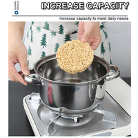 Cuisine Premium cuisine 12 pièces en acier inoxydable antiadhésif ustensiles de cuisine soup pot ustensiles de cuisine set