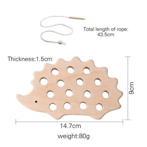 Jeu de ficelle en bois Konig Kids, jouets en bois Montessori, jouets éducatifs pour enfants, passe-temps, cadeaux d'anniversaire, jouets en bois pour bébés - Product Image 3