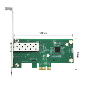 การ์ดเชื่อมต่อเครือข่ายไฟเบอร์แบบใช้สายภายนอก Lekuo I210 1G SFP+ PCIe - อะแดปเตอร์เครือข่ายออปติคอลกิกะบิตระดับองค์กร - การ์ดเชื่อมต่อเครือข่าย I210 SFP รุ่นมาตรฐาน - Product Image 3