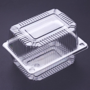 Clear Food Container Transparent Cake Cookie Cupcake PET Plastic Macaron Trays Pastry Packaging