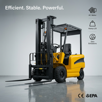Forklift Listrik Industri 1.5Ton 2Ton 3Ton 3.5Ton 5Ton Baterai Lithium CE ISO 60V Motor AC Counterbalance Tinggi Angkat 3m 6m