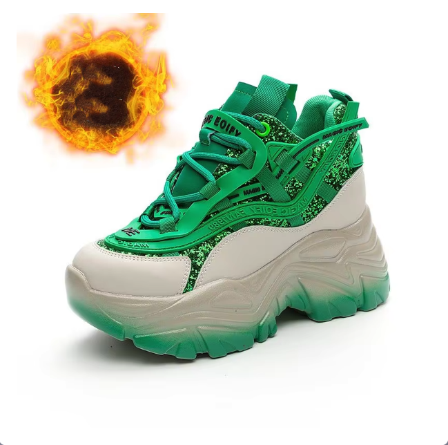 vert (doublure en fourrure)