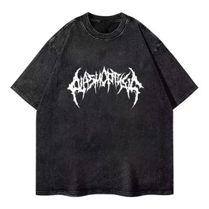 Breathable 100% Cotton Knitted Oversized T-Shirt Unisex 2025 Summer 3D Graphic Print Sublimation Regular Fit - Product Image 4