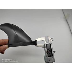 Ailerons de surf Future Surf X350 en nylon noir, système 1/2 Box, paire - Product Image 3