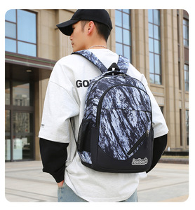 Wholesale High-quality Fashion Unisex Students School <b>Backpacks</b> Waterproof Zipper Cartoon Pattern Materials Multiple Pockets for - Product Image 3