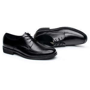 Scarpe Eleganti e Oxford in Vera Pelle di Vacchetta per <span class=keywords><strong>Uomo</strong></span>, Nere con Lacci, Antiscivolo per Tutte le Stagioni, per Personale di Hotel e Banche - Product Image 4