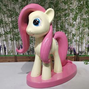 Sculptures en fibre de verre sur le thème de My <span class=keywords><strong>Little</strong></span> <span class=keywords><strong>Pony</strong></span>, figurines de dessins animés d'extérieur pour la décoration des zones commerciales - Product Image 5