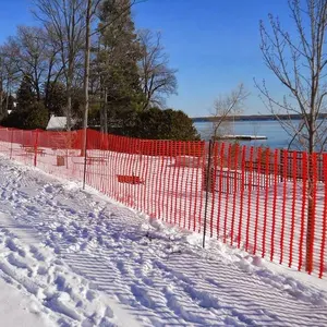 Turuncu uyarı bariyeri güvenlik çiti üretici fiyat plastik çitler pp