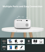 Le plus récent projecteur hy700 L009AQ réel Full HD Dlp Android Smart WIFI 3D mise au point automatique 4K 1080p batterie Home Cinema Beamer