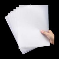 Stock abondant de feuilles de dessin A4 entièrement transparentes, papier calque non couché 50-230 g/m², papier vélin double face, cadre photo en amidon