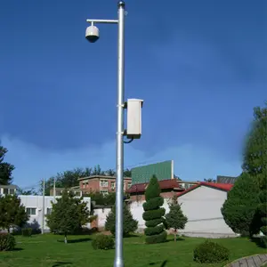 Ngoài trời chất lượng cao ánh sáng đường phố với mạ kẽm Kính thiên văn CCTV Camera mast Pole