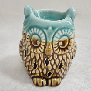 Ywbeyond Home Aroma Stove <strong>Owl</strong> Design Aromatic <strong>Candle</strong> <strong>Holder</strong> for Wax Melt Warmer Tealight <strong>Holder</strong> Ceramic Essential Oil Burner - Product Image 4