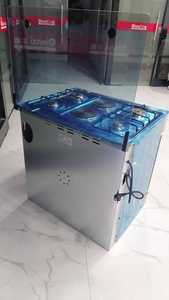 X Vertical <b>Stove</b> With 4 Gas and 2 Electricity, Oven Using Gas, Stainless Steel Burner Gas Cooker X Vertical <b>Stove</b> With 4 Gas and - Product Image 3