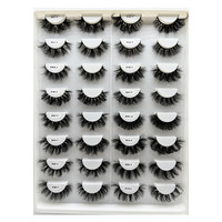 Cils de vison de marque privée, cils vaporeux à bande complète, 5D, fournisseur de faux cils ailés moelleux, vente en gros sans cruauté