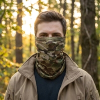 Cache-cou en maille polyester camouflage toutes saisons, protection UV, respirant, masque facial pour la randonnée, la chasse, le cyclisme, balaclava