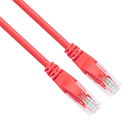 Kabel Komunikasi VCOM RJ45 1.5m 3m Cat 5e Patch Cord Router Wire 10ft untuk Rumah Kantor Komputer Jaringan Switch