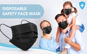 <span class=keywords><strong>Masque</strong></span> médical <span class=keywords><strong>chirurgical</strong></span> dentaire 3 ou 4 plis ASTM F2100, masques jetables pour hôpital, en stock - Product Image 3