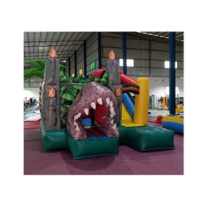Thương mại động vật ngoài trời chủ đề vui <span class=keywords><strong>Inflatable</strong></span> Bouncer lâu đài cá sấu siêu nhảy nhà <span class=keywords><strong>Combo</strong></span> với khô trượt để bán - Product Image 1