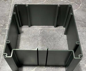 بروفيل ألمنيوم مخصص بطلاء مسحوق أسود مع فتحة على شكل حرف T لحامل سقف السيارة، إنتاج مباشر من المصنع - Product Image 1