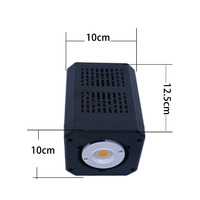 Lumière LED de studio photo rechargeable portable, lumière vidéo bicolore RGB COB pour appareil photo, vidéo, diffusion en direct