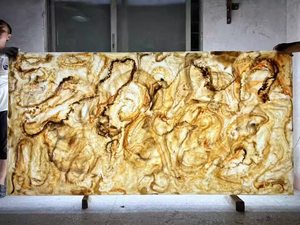 Revêtement mural flexible en pierre d'<span class=keywords><strong>ardoise</strong></span> translucide ultra-mince, dalle pliable, panneau décoratif pour comptoir de bar, intérieur de club, mur de fond de scène KTV - Product Image 1
