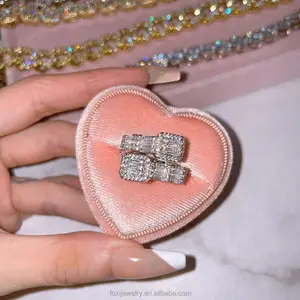 Foxi хип-хоп мужские и женские изысканные украшения со льдом позолоченные женские аксессуары модные ювелирные изделия кольцо