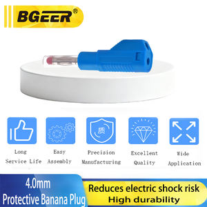 4,0mm Einziehbarer Laternenstecker Bananenstecker Reines Kupfer PE-Isoliert Gewehr-Typ Stapelbarer Teststift für Elektrische Prüfungen und Verkabelung - Product Image 5