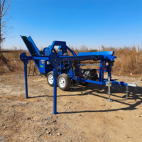Processeur forestier FP-500H 30T-Fendeuse de bûches hydraulique 3 en 1, déchiqueteuse et scie à bois