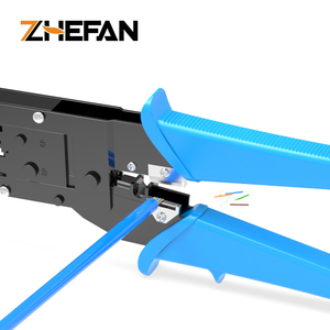Pelacables multifunción ZHEFAN Rj45, herramientas de red manual, herramienta de prensado de enchufe Modualr de red - Product Image 5