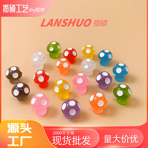 Resin Mushroom Decor Miniature 3D Craft DIY Home Decoration Colorful Assorted <b>Shapes</b> Plastic Resin - Product Image 4