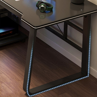 Funda y escritorio para juegos de pc, combo de dos en uno, mesa de Juegos de ordenador para casa y oficina, color negro, moderno, precio barato