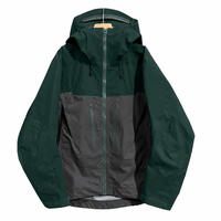 Chaqueta Impermeable de Alta Resistencia, Libre de PFC, Antiestática, para Senderismo, con Tejido Recubierto, Softshell OEM, Azul Pizarra, Azul Marino, Verde Bosque