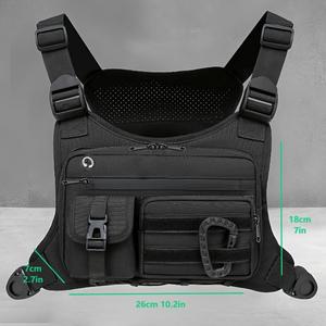 Bolsa Táctica de Nylon para Pecho, Unisex, para Correr, Ciclismo, EDC, Entrenamientos, Deportes, para Hombres y Mujeres - Product Image 2
