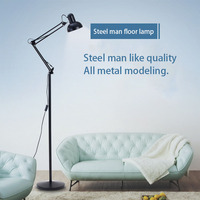 Lámpara de Pie Nórdica Moderna con Pantalla Desmontable Lámpara Vertical de Diseño Sencillo para Sala de Estar