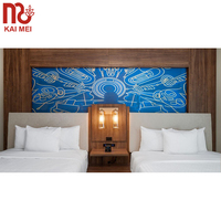 Meubles de chambre d'hôtel 5 étoiles modernes sur mesure avec design en panneaux de bois pour appartement - Meubles d'hôtel La Quinta