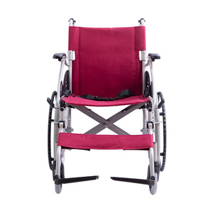 Fauteuil roulant manuel Taikang Sunshine 32A en alliage d'aluminium, pliable, grandes roues, léger, adapté aux voyages, pour personnes âgées - Product Image 1