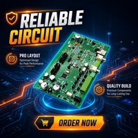 Placa Controladora de Teclado Mecánico de Grado Empresarial |   Procesamiento SMT DIP Multicapa Personalizado |   Electrónica OEM Llave en Mano