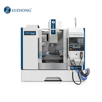 LUZHONG VMC640 Fabrication avancée Centre d'usinage de tour CNC multifonctionnel Fraiseuse verticale BT40 Engrenage de broche