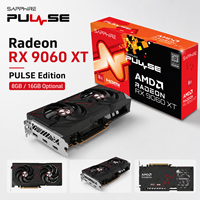 Sapphire Radeon RX 9060 XT 8GB 16GB GDDR6 New Pulse Edition Gaming Dual Fan PCI Express 4.0 Desktop GPU PC for