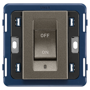 สวิตช์โลหะวิมาร์ 2P 32A พร้อมพอร์ต USB สำหรับติดตั้งบนผนัง - Product Image 1