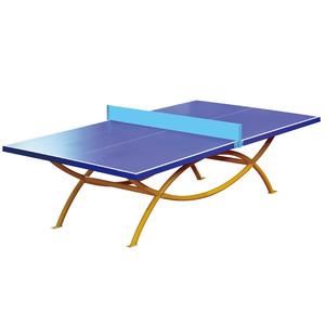 Mesa de Ping Pong para Exteriores Double Happiness, Tablero de 18 mm, Marco de 25x50 mm, Resistente a la Intemperie, Mesa de Tenis de Mesa Estándar - Product Image 3