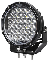 7 pulgadas 128W 4WD Offroad ámbar Led luz de conducción soporte en U foco LED