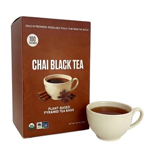 Té Negro Indio Especiado al por Mayor <span class=keywords><strong>con</strong></span> <span class=keywords><strong>Cardamomo</strong></span>, Jengibre y Canela, Mezcla Natural Estimulante de Energía para Suministro a Cafeterías y Restaurantes - Product Image 3