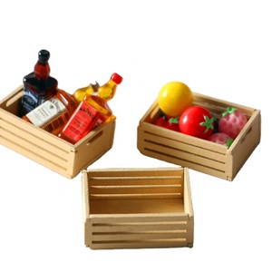 Marco de Madera para Frutas, Miniatura de Casa de Muñecas, Accesorios para Modelismo, Fabricante Directo de Fábrica, Juguetería - Product Image 1