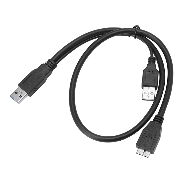 USB 3.0 Dual Power Y Shape 2 X Type a to Micro B Cable External Hard Drive Hard Drive O20 21 Dropshipping