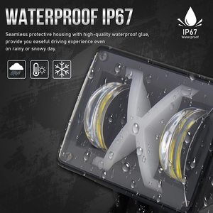 Bán Hàng Nóng Độ Sáng Cao Offroad <span class=keywords><strong>Led</strong></span> Work Light Bulb 40 Wát 12V 6000K Với X Form Blue <span class=keywords><strong>DRL</strong></span> Cao Thấp Chùm Thiết Kế <span class=keywords><strong>Led</strong></span> Lái Xe Ánh Sáng - Product Image 2